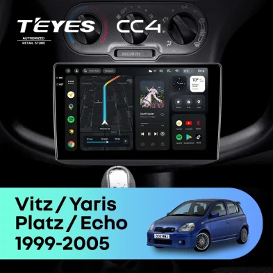 Штатная магнитола Teyes CC4 6/64 Toyota Yaris (1999-2005) F1