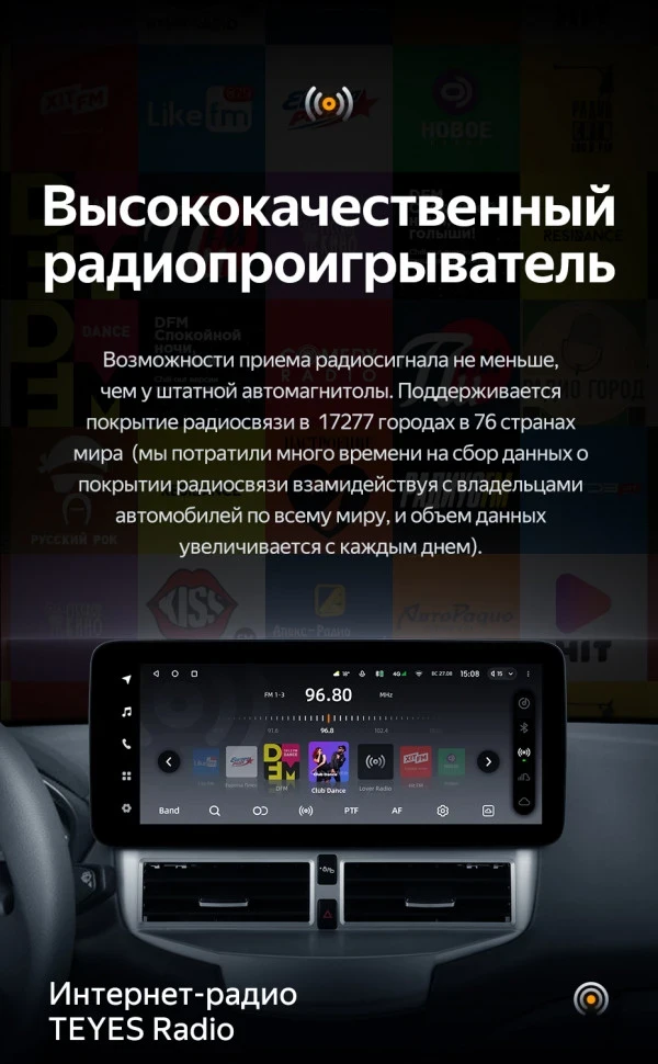 Штатная магнитола Teyes LUX ONE 6/128 Ford Fiesta Mk 6 (2009-2012) Тип-A