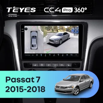 Штатная магнитола Teyes CC4 Pro 360 12/256 Volkswagen Passat 7 B7 NMS (2015-2018) F2