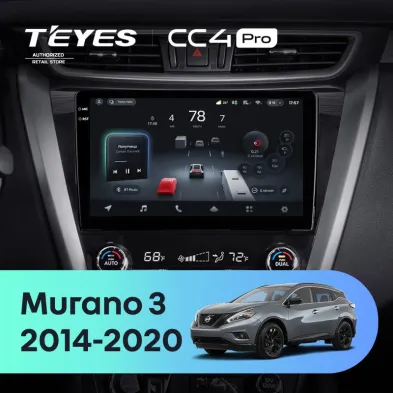 Штатная магнитола Teyes CC4 Pro 8/128 Nissan Murano 3 Z52 (2014-2020)
