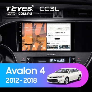 Штатная магнитола Teyes CC3L 4/64 Toyota Avalon IV XX40 (2012-2018)