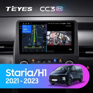 Штатная магнитола Teyes CC3 2K 6/128 Hyundai Staria H1 (2021-2023)