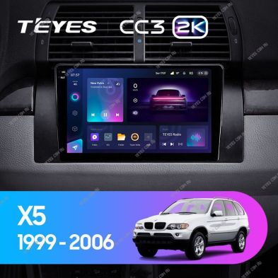 Штатная магнитола Teyes CC3 2K 4/64 BMW X5 E39 E53 (1999-2006)