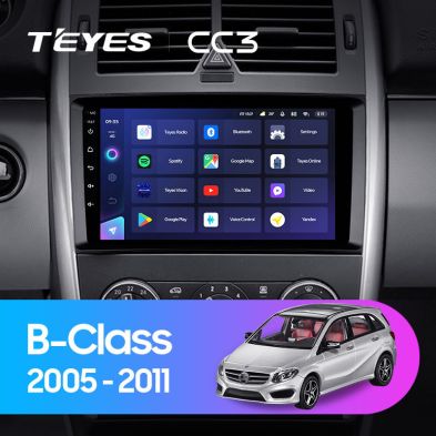 Штатная магнитола Teyes CC3 4/64 Mercedes-Benz B-Class T245 (2005-2011)