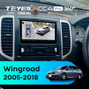 Штатная магнитола Teyes CC4 Pro 360 8/128 Nissan Wingroad 3 Y12 (2005-2018)