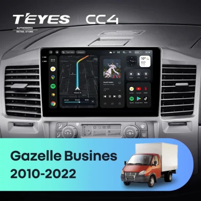 Штатная магнитола Teyes CC4 8/128 для GAZ Газель Бизнес (2010-2021) F3