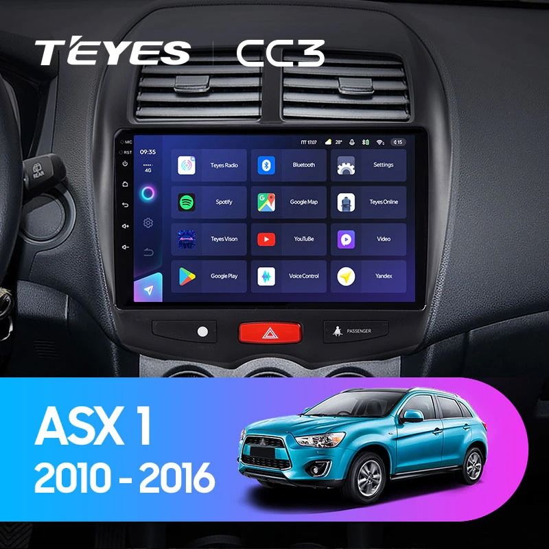 Штатная магнитола Teyes CC3 4/32 Mitsubishi ASX 1 (2010-2016) Тип-B