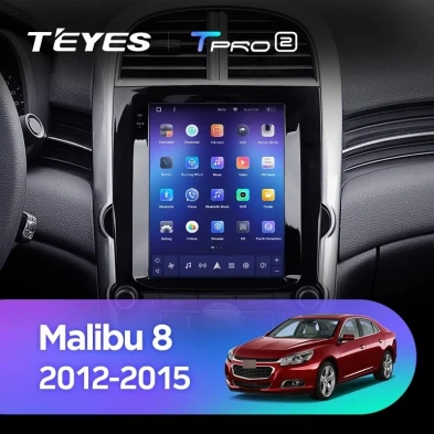 Штатная магнитола Tesla style Teyes TPRO 2 3/32 Chevrolet Malibu 8 (2012-2015) F2