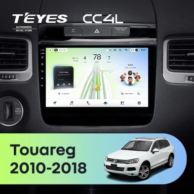 Штатная магнитола Teyes CC4L 6/64 Volkswagen Touareg FL NF (2010-2018)