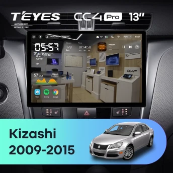 Штатная магнитола Teyes CC4 Pro 8/128 Suzuki Kizashi (2009-2015) (13")