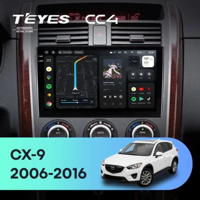 Штатная магнитола Teyes CC4 6/64 Mazda CX-9 TB (2006-2016)