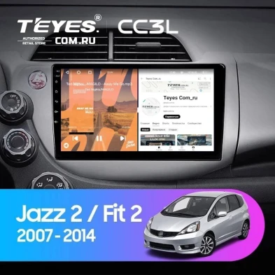 Штатная магнитола Teyes CC3L 4/32 Honda Jazz 2 (2007-2014)