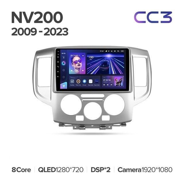 Штатная магнитола Teyes CC3L 4/32 Nissan NV200 M20 (2009-2023) F1