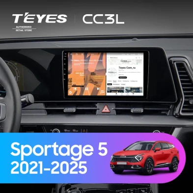 Штатная магнитола Teyes CC3L 4/64 Kia Sportage 5 (2021-2026) F1