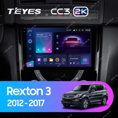 Штатная магнитола Teyes CC3 2K 4/32 SsangYong Rexton Y290 3 (2012-2017)