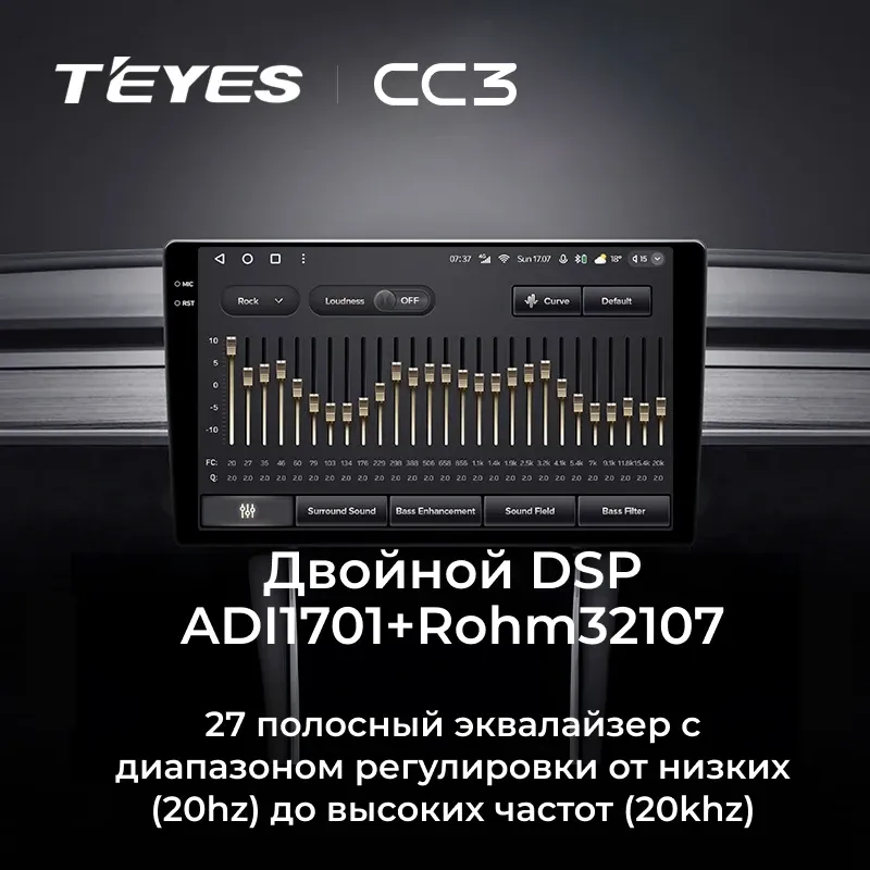Штатная магнитола Teyes CC3 4/32 Mercedes-Benz Sprinter (2009-2015) 7"