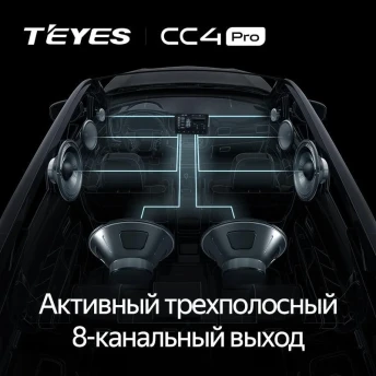 Штатная магнитола Teyes CC4 Pro 12/256 Volkswagen Tiguan 2 (2016-2022) Тип-B