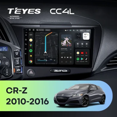 Штатная магнитола Teyes CC4L 6/64 Honda CR-Z 1 (2010-2016)