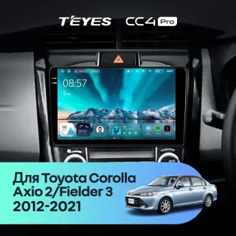 Штатная магнитола Teyes CC4 Pro 8/128 Toyota Corolla Axio 2 E160 (2012-2021)