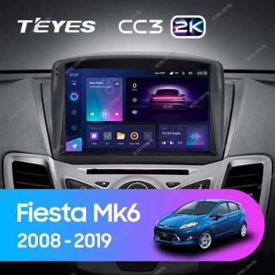 Штатная магнитола Teyes CC3 2K 4/32 Ford Fiesta Mk 6 (2008-2019) F2 Тип-A