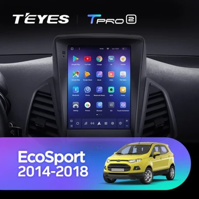 Штатная магнитола Tesla style Teyes TPRO 2 3/32 Ford EcoSport (2014-2018)
