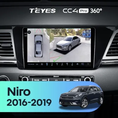 Штатная магнитола Teyes CC4 Pro 360 12/256 Kia Niro DE (2016-2019)