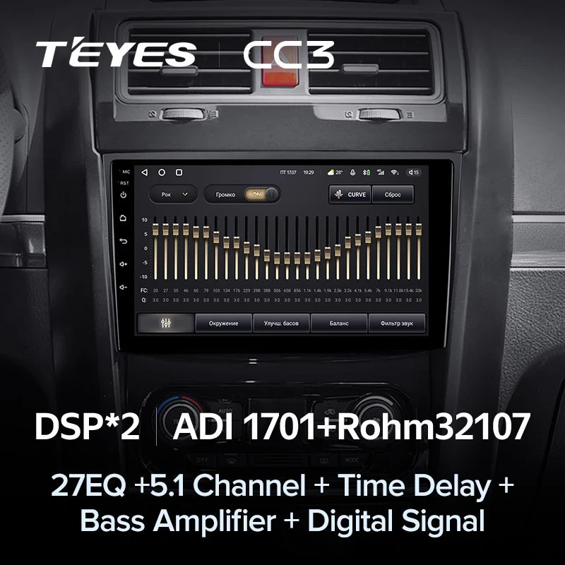 Штатная магнитола Teyes CC3 4/32 Great Wall Hover H5 (2010-2017)