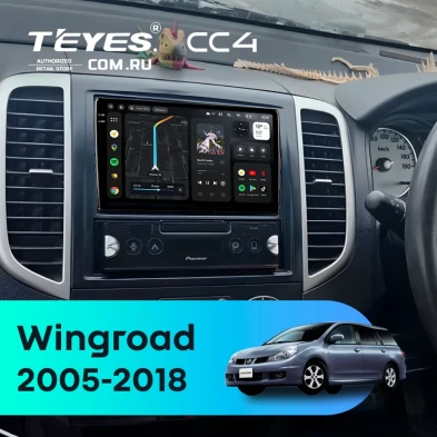 Штатная магнитола Teyes CC4 8/128 Nissan Wingroad 3 Y12 (2005-2018)