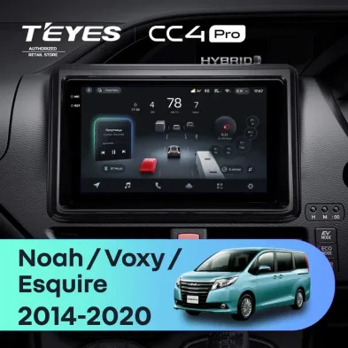 Штатная магнитола Teyes CC4 Pro 8/128 Toyota Esquire 1 (2014-2020) Правый руль