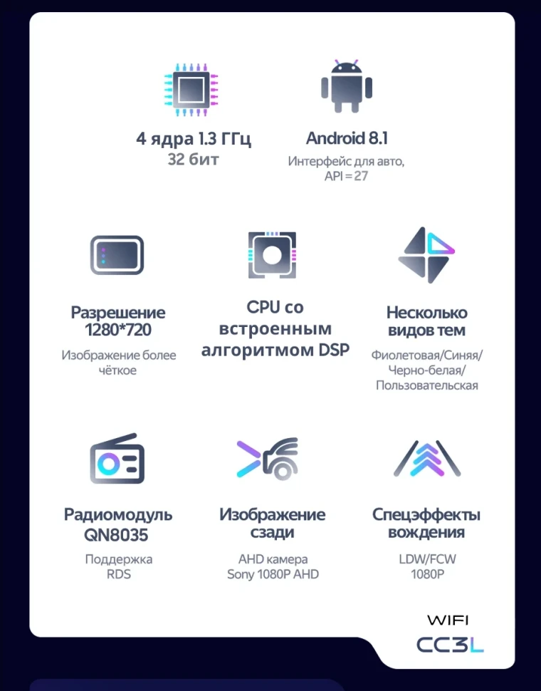 Штатная магнитола Teyes CC3L WiFi 2/32 Toyota Platz (1999-2005) F2