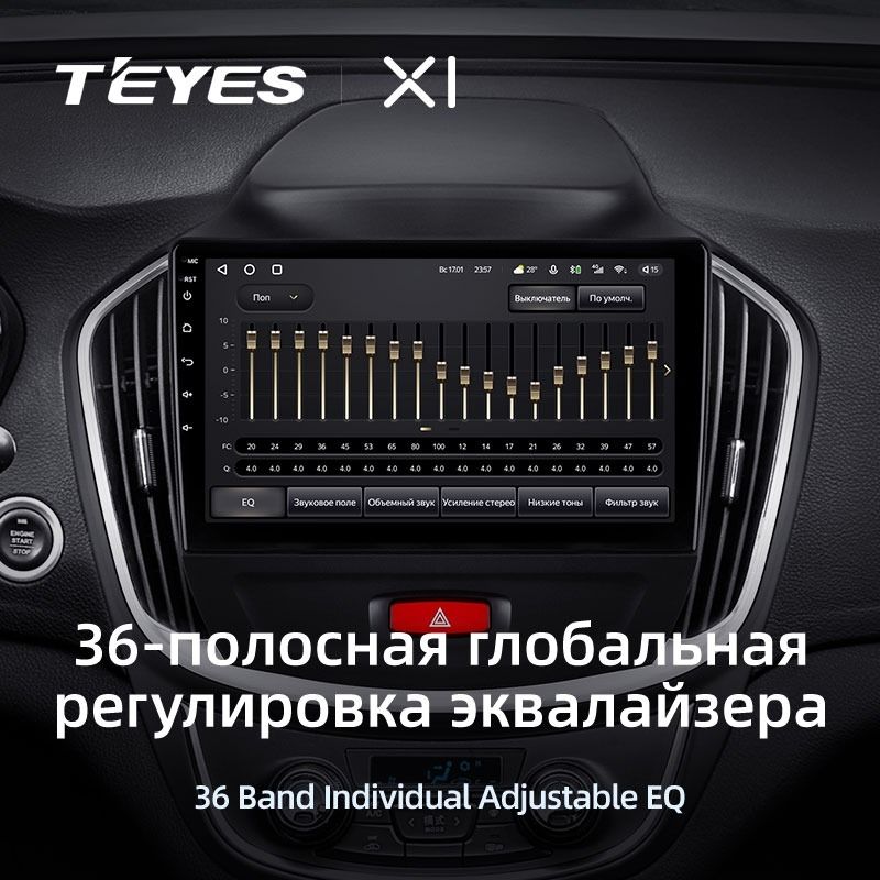 Штатная магнитола Teyes X1 4G 2/32 BaoJun 560 (2015-2016)