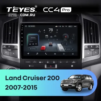 Штатная магнитола Teyes CC4 Pro 12/256 Toyota Land Cruiser 11 200 (2007-2015) F3 Тип-A