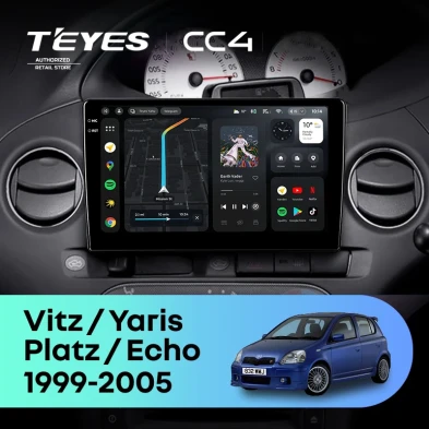 Штатная магнитола Teyes CC4 6/64 Toyota Yaris (1999-2005) F2