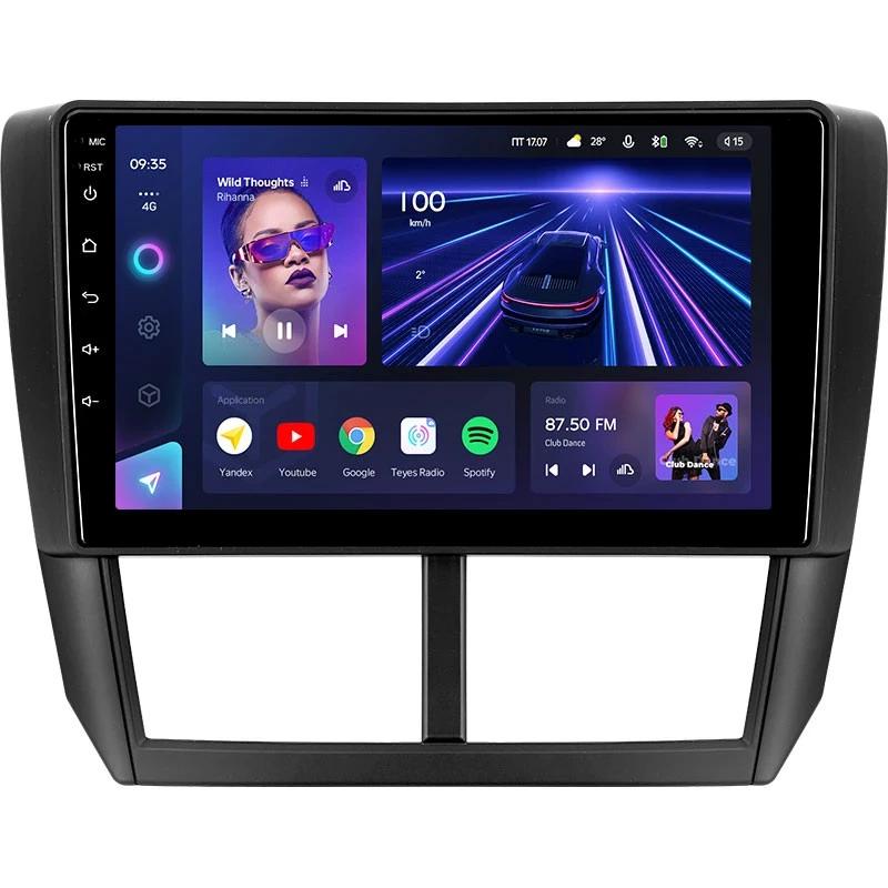 Штатная магнитола Teyes CC3 4/32 Subaru Forester 3 SH (2007-2013)