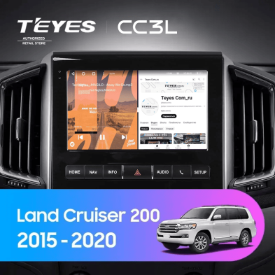 Штатная магнитола Teyes CC3L 4/32 Toyota Land Cruiser 200 (2015-2020) F2