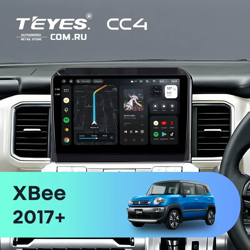 Штатная магнитола Teyes CC4 8/128 Suzuki XBee (2017-2025) Тип-A
