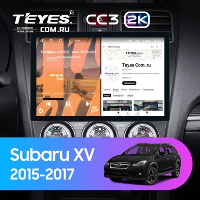 Штатная магнитола Teyes CC3 2K 6/128 Subaru XV (2015-2017) F1 (11")