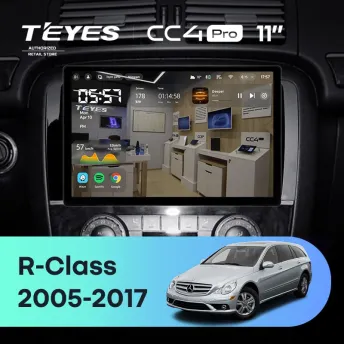 Штатная магнитола Teyes CC4 Pro 12/256 Mercedes-Benz R-Class W251 R280 R300 R320 (2005-2017) F1 (11")