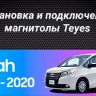 Штатная магнитола Teyes CC3 4/32 Toyota Esquire 1 (2014-2020) Правый руль