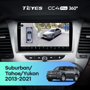 Штатная магнитола Teyes CC4 Pro 360 12/256 GMC Yukon (2014-2020)