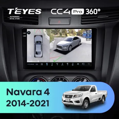 Штатная магнитола Teyes CC4 Pro 360 8/128 Nissan Navara D23 IV (2014-2021) Тип-A