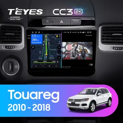 Штатная магнитола Teyes CC3 2K 4/32 Volkswagen Touareg FL NF (2010-2018)