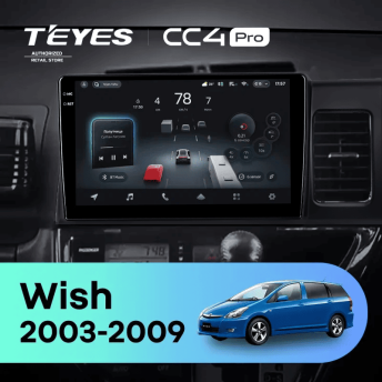 Штатная магнитола Teyes CC4 Pro 12/256 Toyota Wish (2003-2009) F2 Правый руль