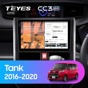 Штатная магнитола Teyes CC3 2K 6/128 Toyota Tank (2016-2020) Правый руль