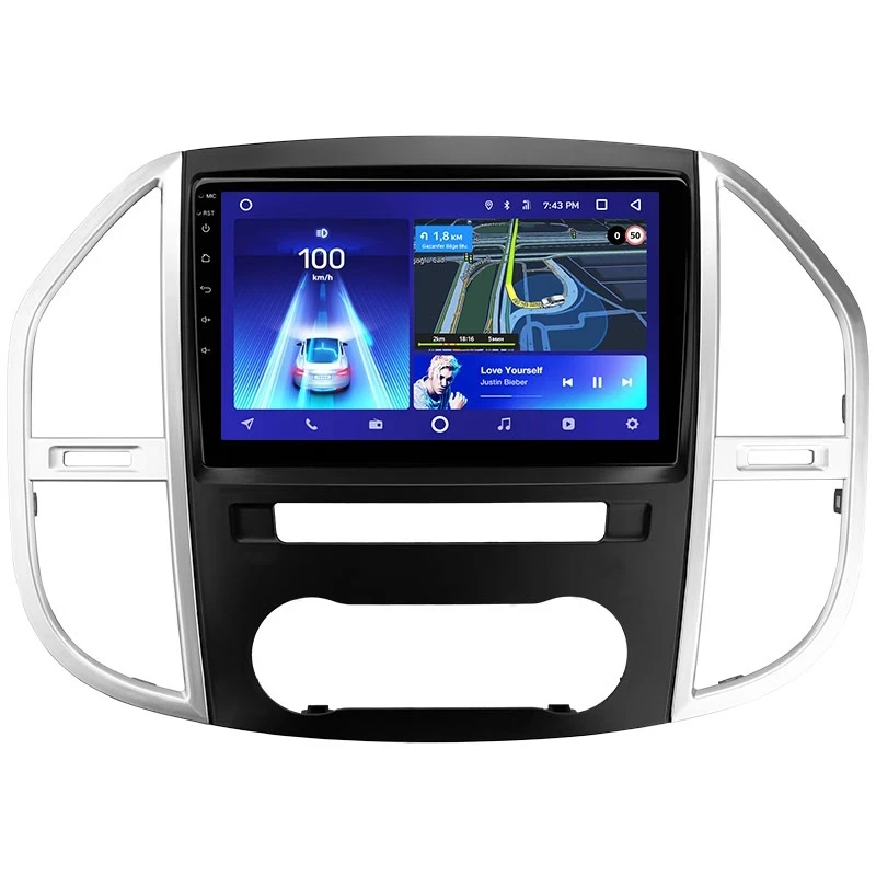 Переходная рамка Mercedes-Benz Vito 3 W447 (2014-2020) (10")