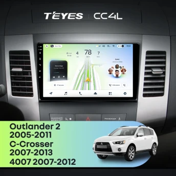 Штатная магнитола Teyes CC4L 6/64 Citroen C-Crosser 1 (2007-2013) Тип-A