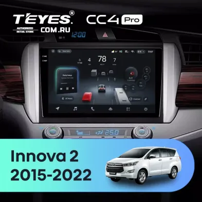 Штатная магнитола Teyes CC4 Pro 8/128 Toyota Innova 2 (2015-2022)