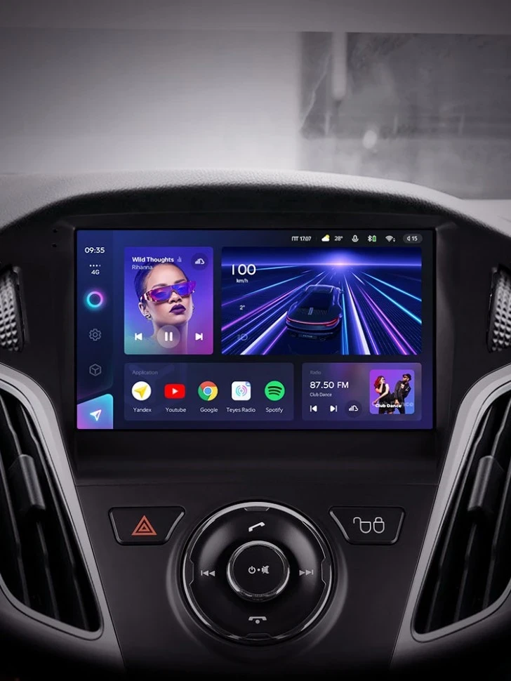 Штатная магнитола Teyes CC3 6/128 Ford Focus 3 (2011-2019)