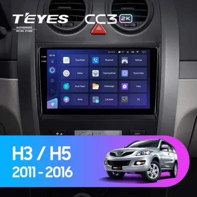 Штатная магнитола Teyes CC3 2K 6/128 Great Wall Hover H3 H5 (2011-2016)