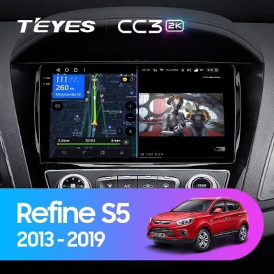 Штатная магнитола Teyes CC3 2K 6/128 JAC Refine S5 (2013-2019)